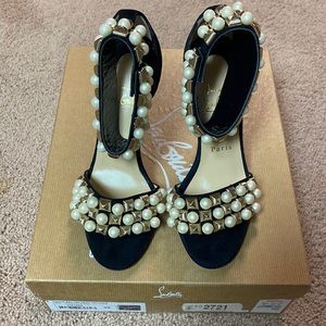 Christian Louboutin Tudor bal 120 veau velours.